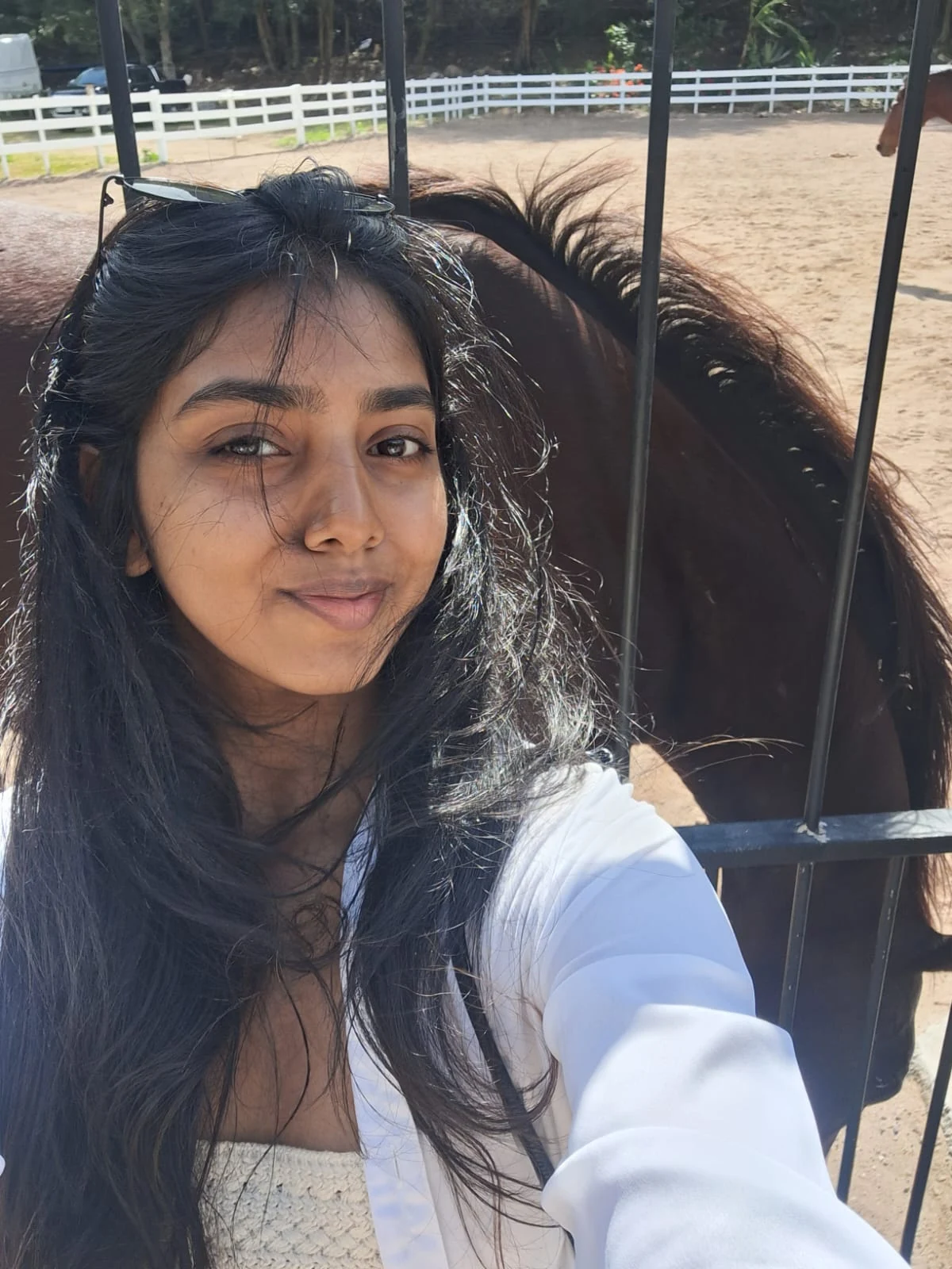 Kissoondoyal Amisha, the founder of Amisha's Sweet Corner